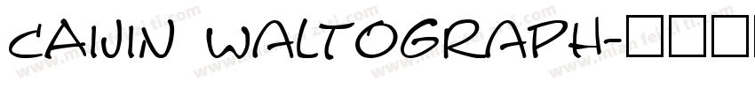CAIJIN Waltograph字体转换
